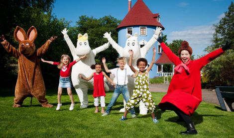 Suomija. Naantali. Trolių Mumių slėnis.