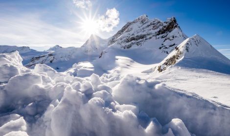 Šveicarija. Alečo ledynas.