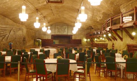 Lenkija. Veličkos druskų kasykla.