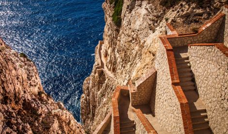 Sardinija. Kabirolio laiptai.