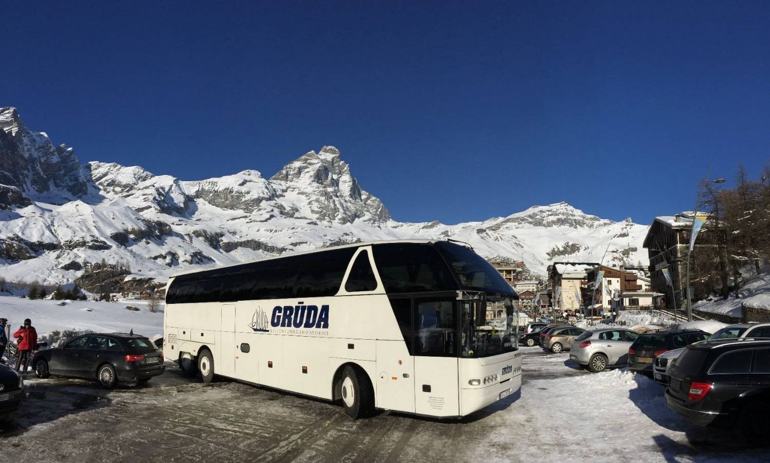 GRŪDOS autobusas žiemą